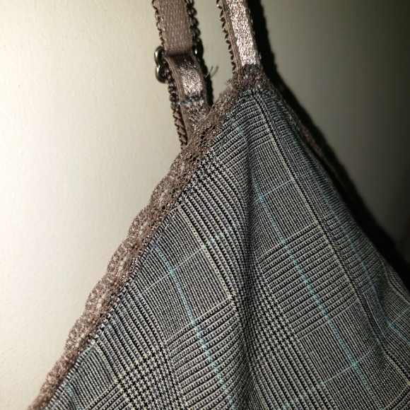 Dex Tweed Retro Dress Zipper Back Hooks Lace Adjustable Strap Knee High Spandex - Picture 7 of 9